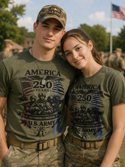 US Army America 250th Commemorative T Shirt