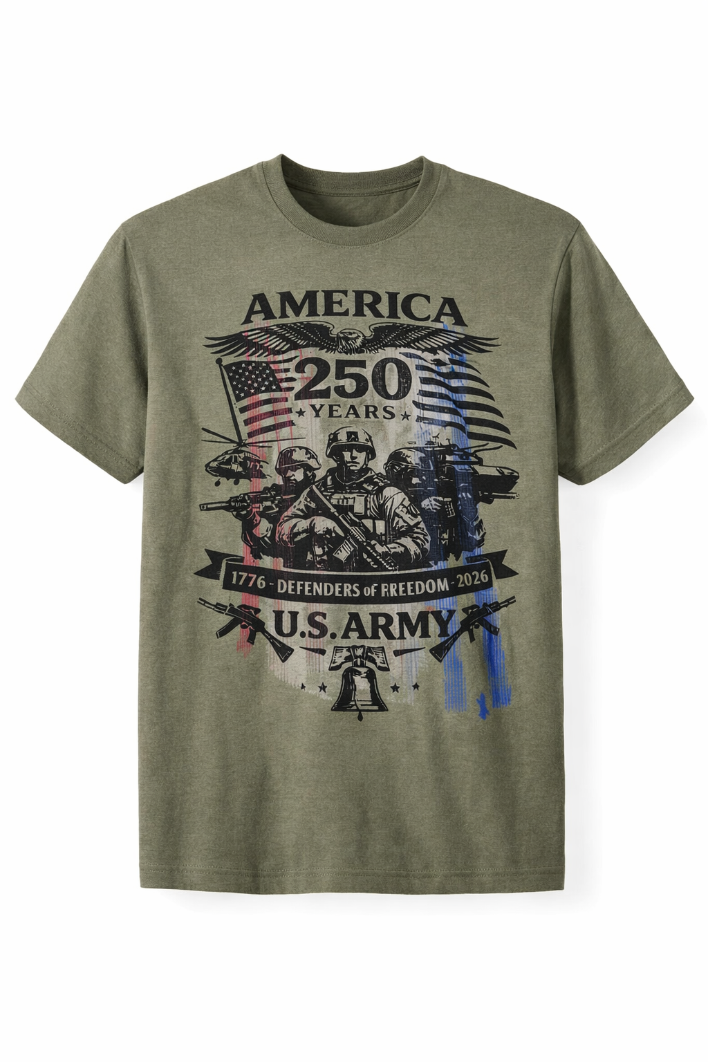 US Army America 250th Commemorative T Shirt